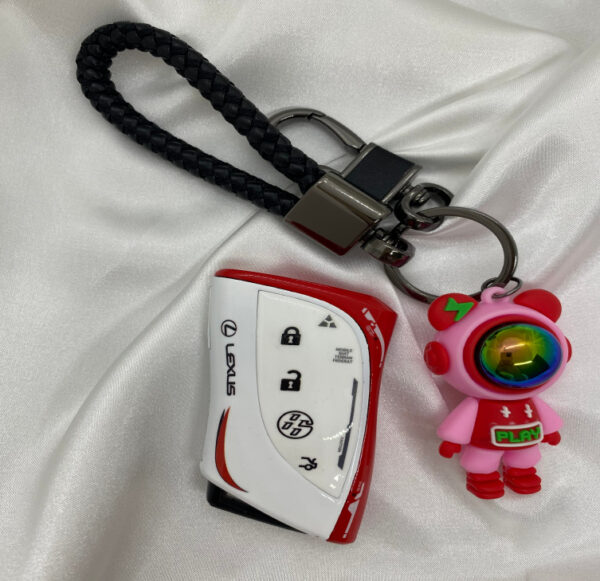 10255 Lexus Key Fob Cover, Custom Painting Replacement Shell – Personalized Color Key Case for Most Lexus Models (ES/RX/NX/UX/IS/GS)